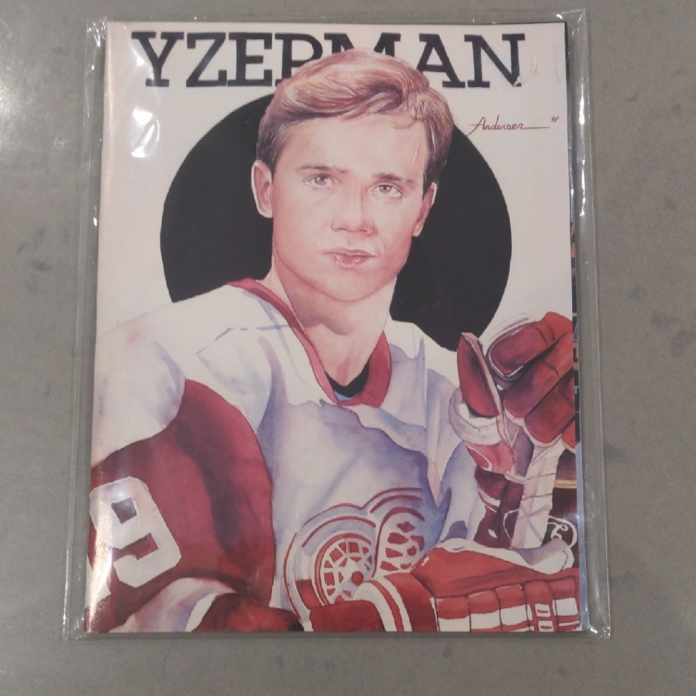 Steve Yzerman / Mario Lemieux Hockey Art (Glossy)